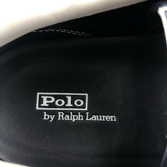 NEW Polo Ralph Lauren Train 90 Navy Sneakers - Picture 9 of 12